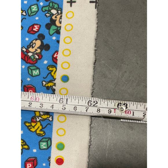 Disney Babies Blue Fabric Sheet, Bedsheet, Bright, Cartoon Characters - Picture 3 of 4